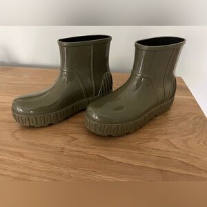 Ugg Olive Green Ankle Rain Boots
